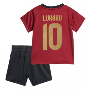 Belgija Romelu Lukaku #10 Domaci Dres za Dječji EP 2024 Kratak Rukavima (+ kratke hlače)